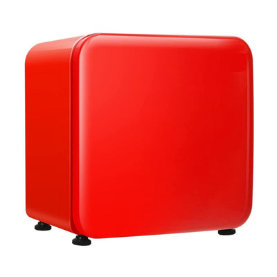 0~10℃ Compact Refrigerator with Reversible Door for Dorm Apartment-Red - Infyniti Home
