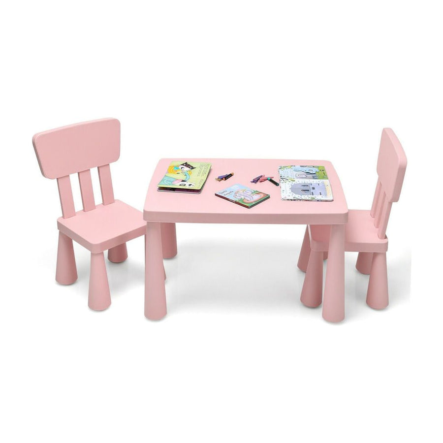 Children's Multi Activity Table and Chair Set-Pink