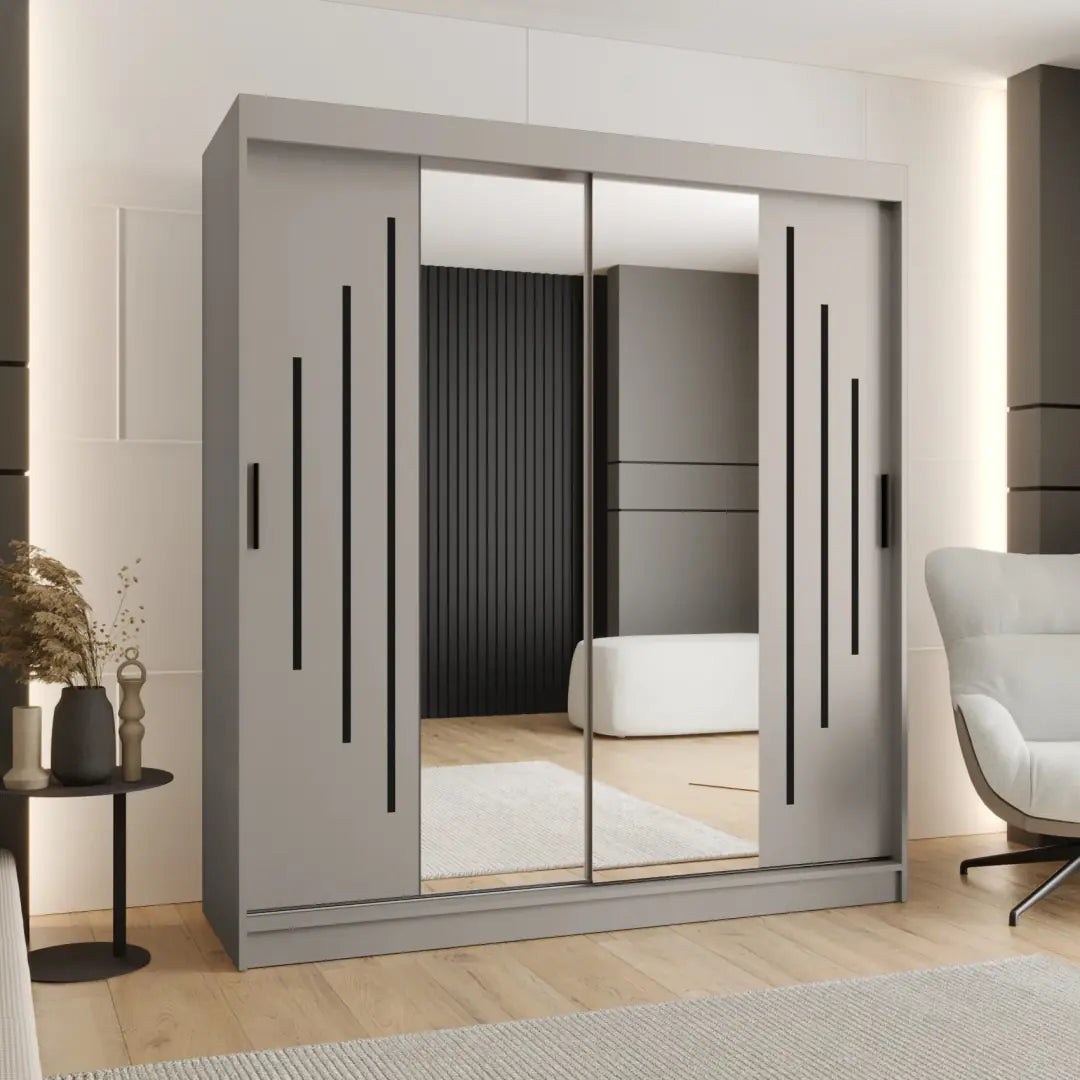 Rubino Y1 Sliding Door Wardrobe 180cm - product image 6