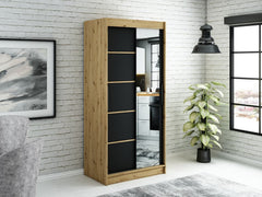 Leto V2 Sliding Door Wardrobe 100cm - product image 2