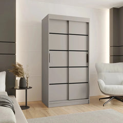 Rubino V1 Sliding Door Wardrobe 100cm - product image 6