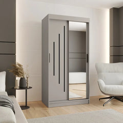 Rubino Y2 Sliding Door Wardrobe 100cm - product image 6