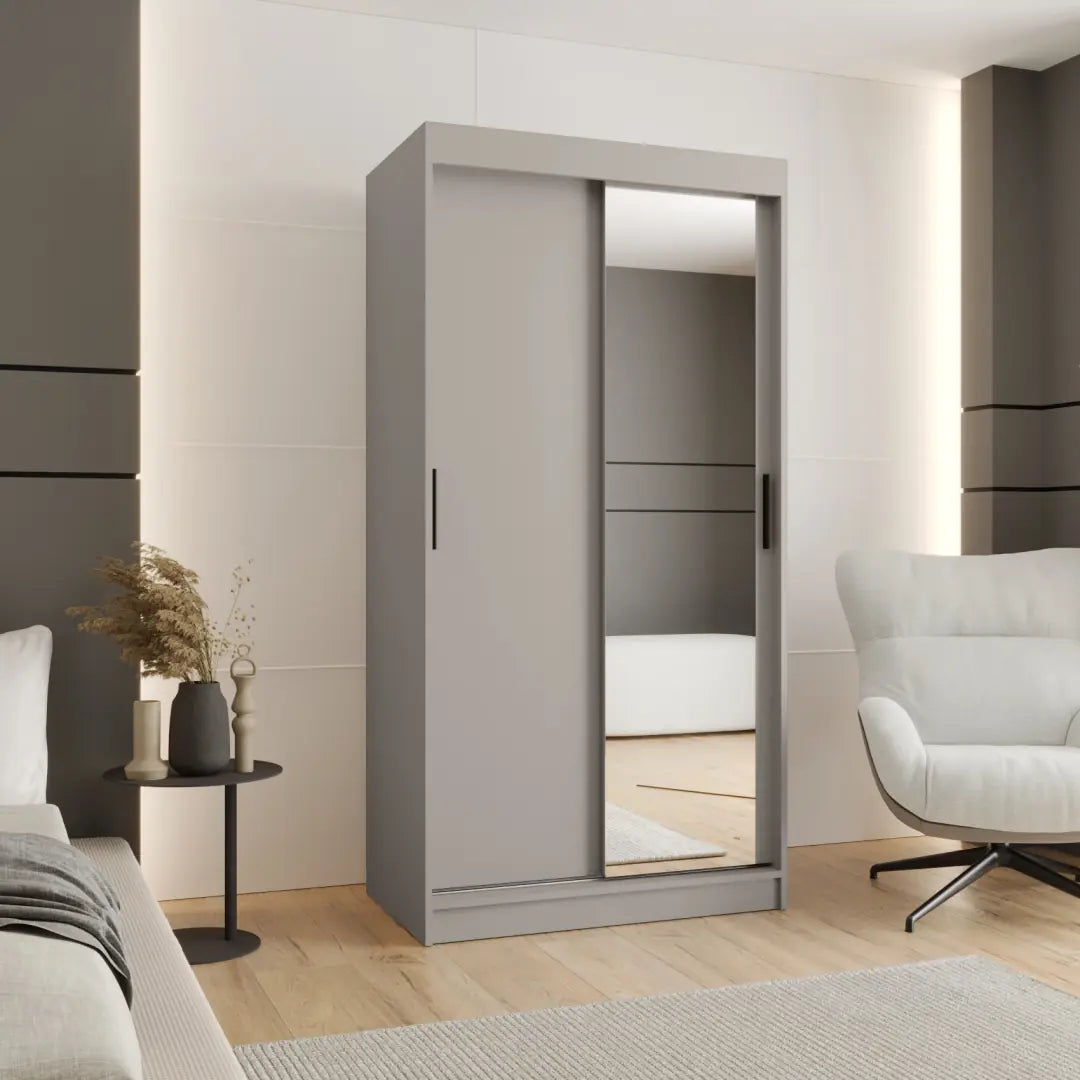 Rubino T2 Sliding Door Wardrobe 100cm - product image 6