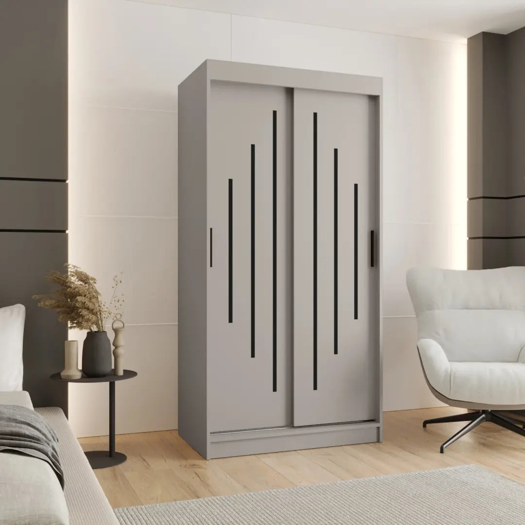 Rubino Y Sliding Door Wardrobe 100cm - product image 6