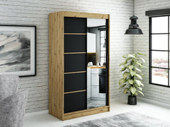 Leto V2 Sliding Door Wardrobe 120cm - product image 2