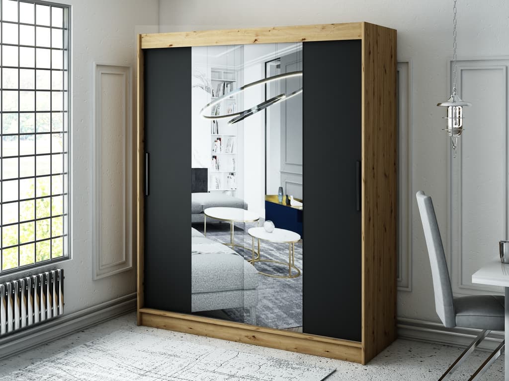 Leto T1 Sliding Door Wardrobe 180cm - product image 2