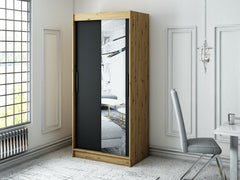 Leto T2 Sliding Door Wardrobe 100cm - product image 2