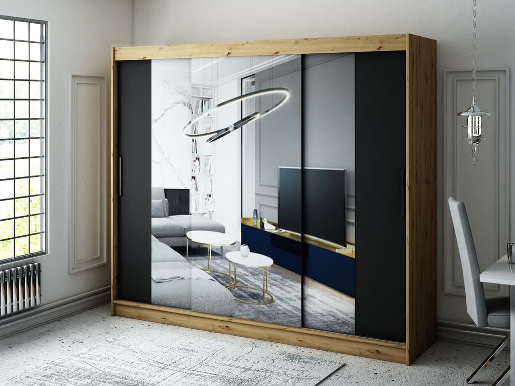 Leto T2 Sliding Door Wardrobe 250cm - product image 2