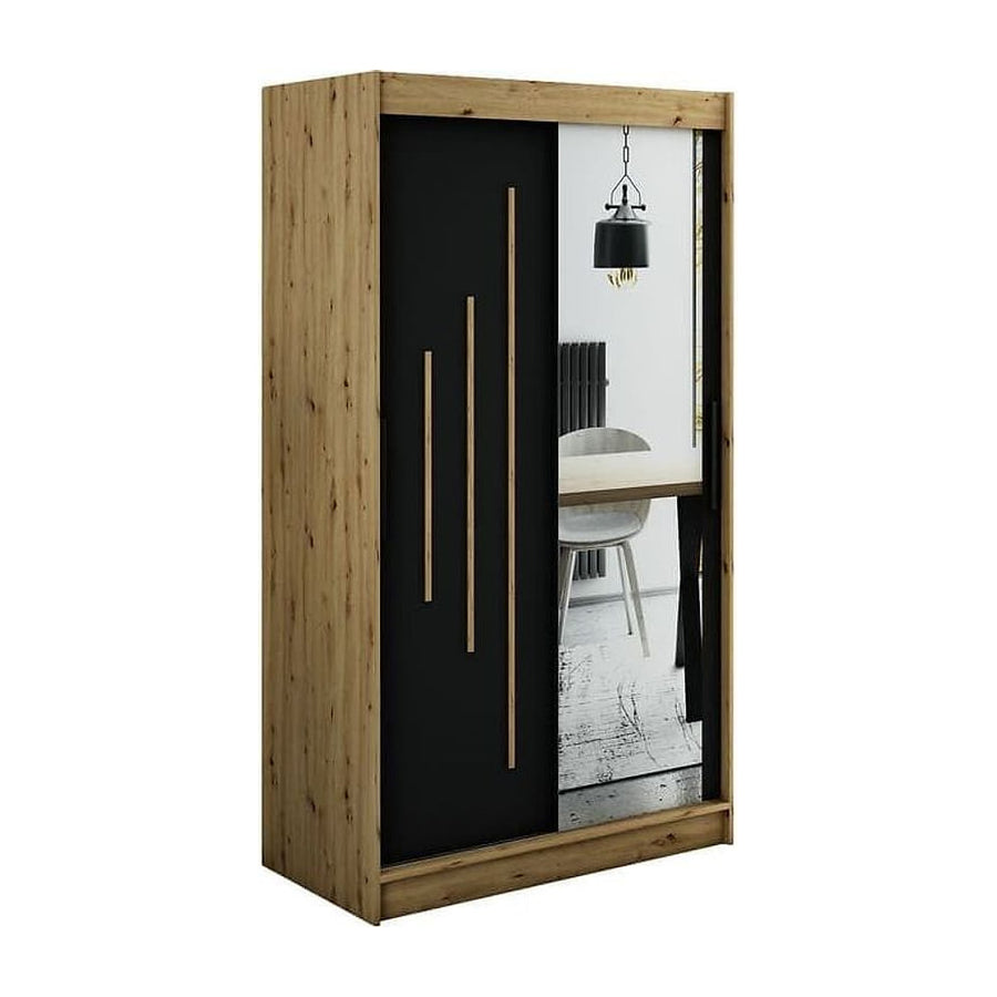 Leto Y2 Sliding Door Wardrobe 120cm