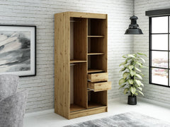 Leto T2 Sliding Door Wardrobe 100cm - product image 4
