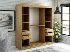 Leto T Sliding Door Wardrobe 200cm - product image 5