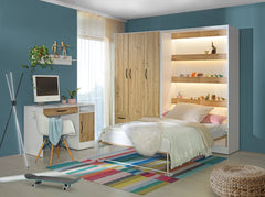 SPACEO Desk White / White Handles