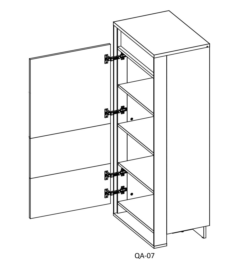 Quant QA-07 Tall Cabinet 60cm