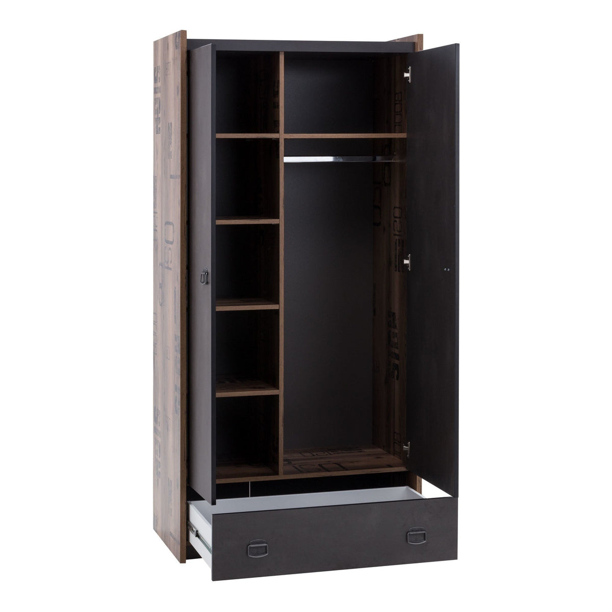 Fargo 02 Hinged Wardrobe 90cm - product image 4