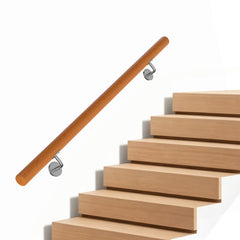 100 cm Stair Railing Indoor with Stainless Steel Wall Brackets