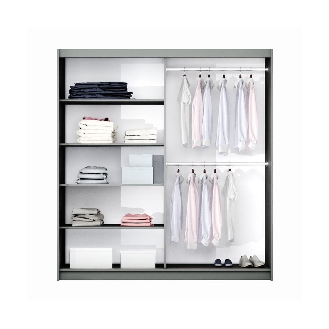 Bastia Sliding Door Wardrobe 200cm, image 3
