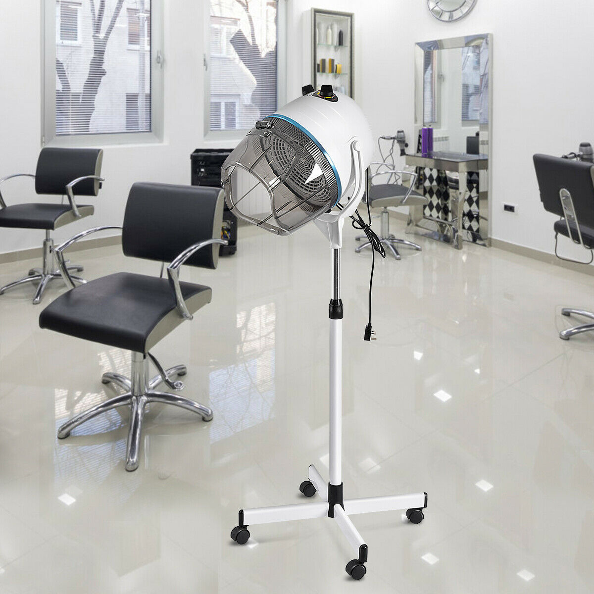 Professional Portable Hood Hairdryer with Stand