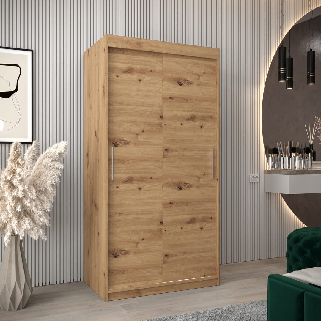 Tokyo Sliding Door Wardrobe 100cm