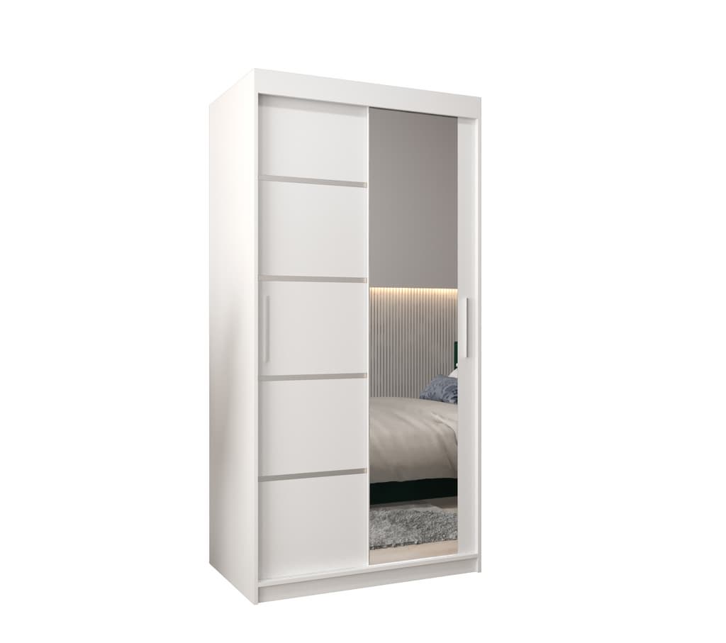 Verona 02 Sliding Door Wardrobe 100cm - product image 2