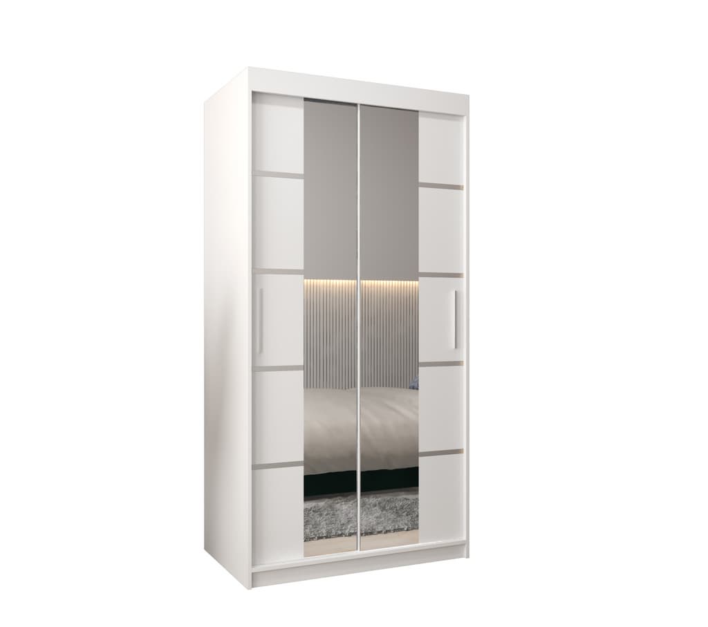 Verona 04 Sliding Door Wardrobe 100cm - product image 2