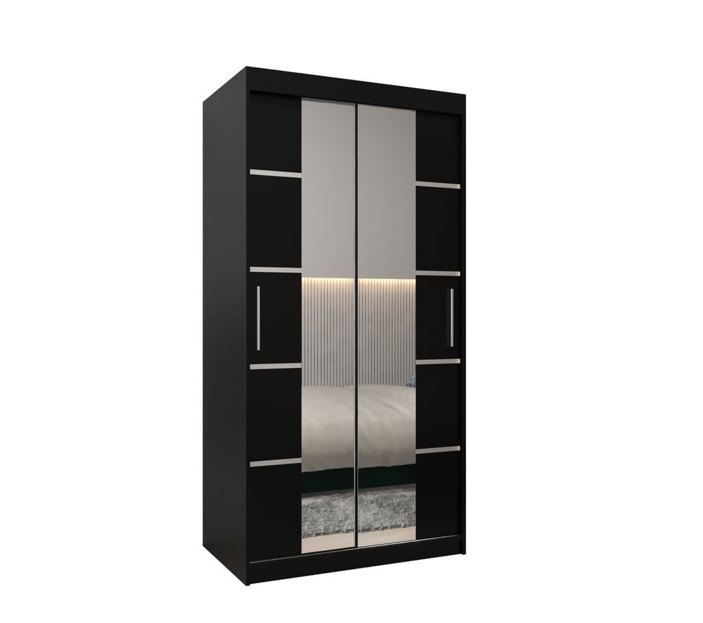 Verona 04 Sliding Door Wardrobe 100cm - product image 6