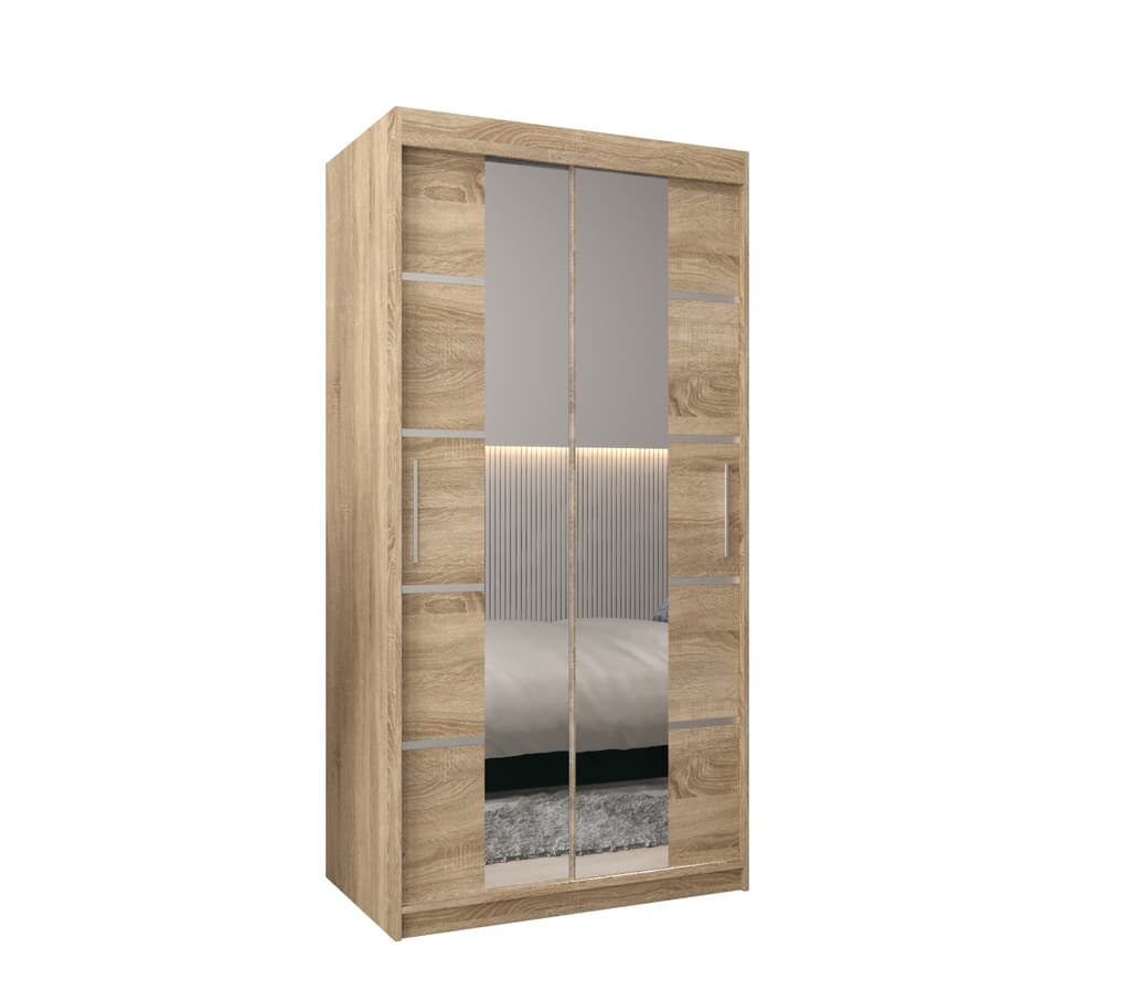 Verona 04 Sliding Door Wardrobe 100cm - product image 8