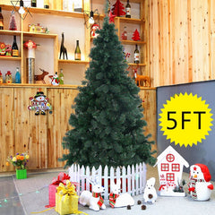 5ft (1.5m) Artificial Christmas Tree with Metal Stand
