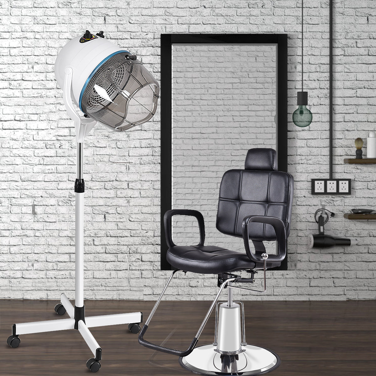 Professional Portable Hood Hairdryer with Stand