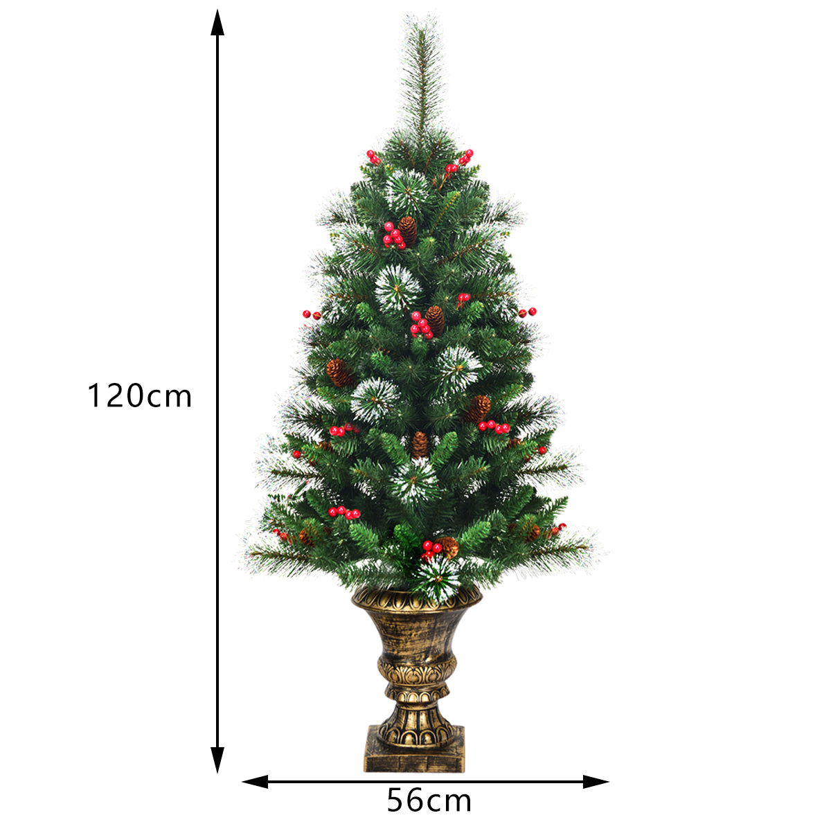 120 CM Artificial Christmas Tree Set of 2