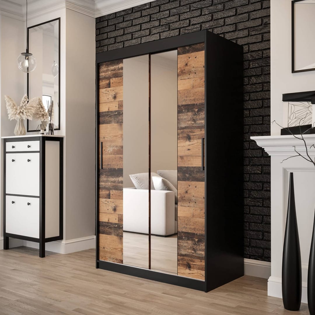 Tilburg I Sliding Door Wardrobe 120cm