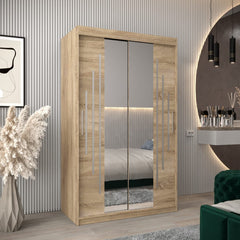 York I Sliding Door Wardrobe 120cm
