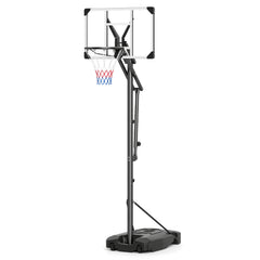 131-263 cm Height Adjustable Basketball Hoop with Weight Bag for Teens