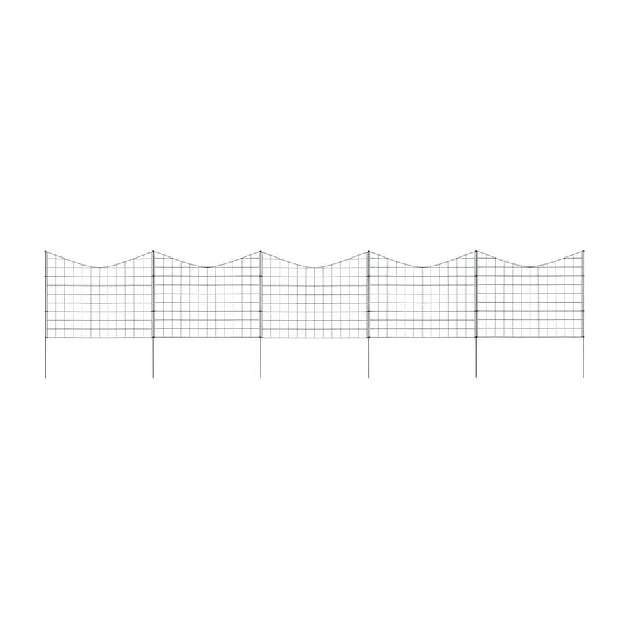 Lower Arch Garden Fence Set Green