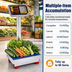 150KG Heavy Duty Digital Folding Platform Scale