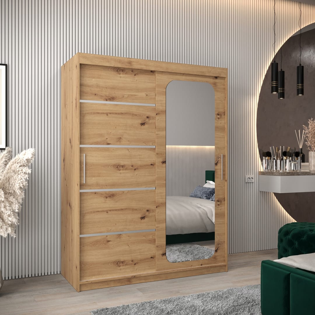 Uppsala V2 Sliding Door Wardrobe 150cm