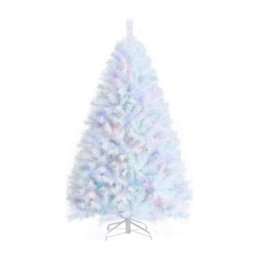 150CM White Hinged Artificial Christmas Tree with 792 Tips