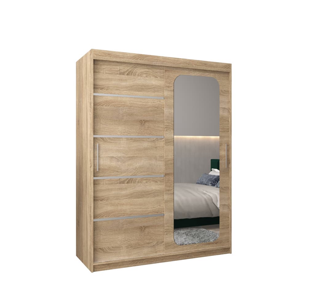 Uppsala V2 Sliding Door Wardrobe 150cm