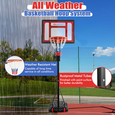 1.55-3.1M Height Adjustable Basketball Hoop with Wheels - Infyniti Home