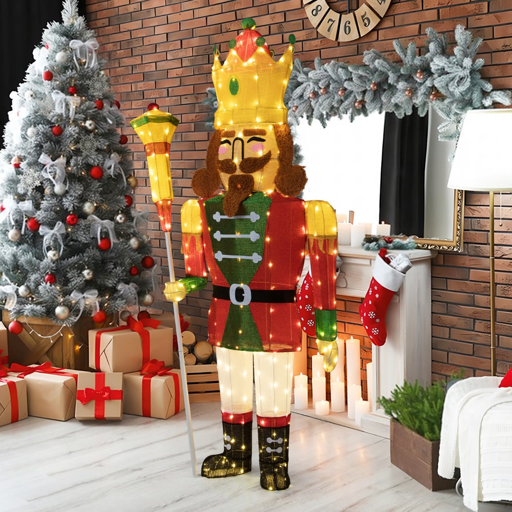 180 cm Lighted Nutcracker