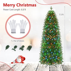 190 CM Prelit Pencil Christmas Tree, image 5