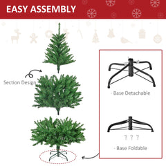 Diagram showing the section design and base of the artificial Christmas tree