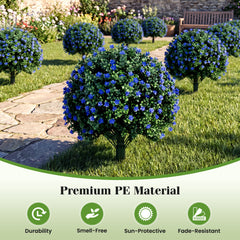 2 Pack 70 CM Artificial Camellia Boxwood Topiary Ball Trees