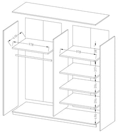 Beta Sliding Door Wardrobe product image