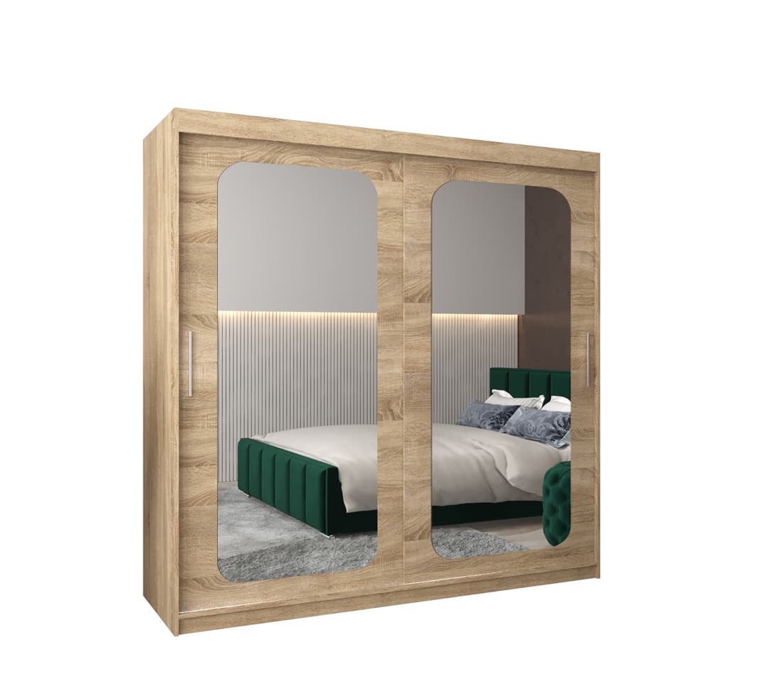 Uppsala T3 Sliding Door Wardrobe 200cm