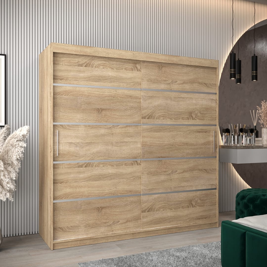 Verona 01 Sliding Door Wardrobe 200cm - product image 8