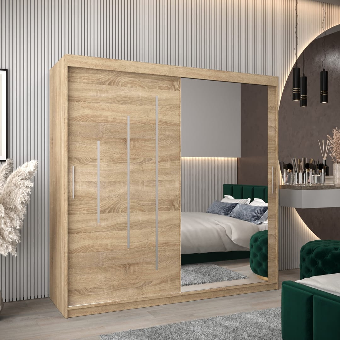 York II Sliding Door Wardrobe 200cm