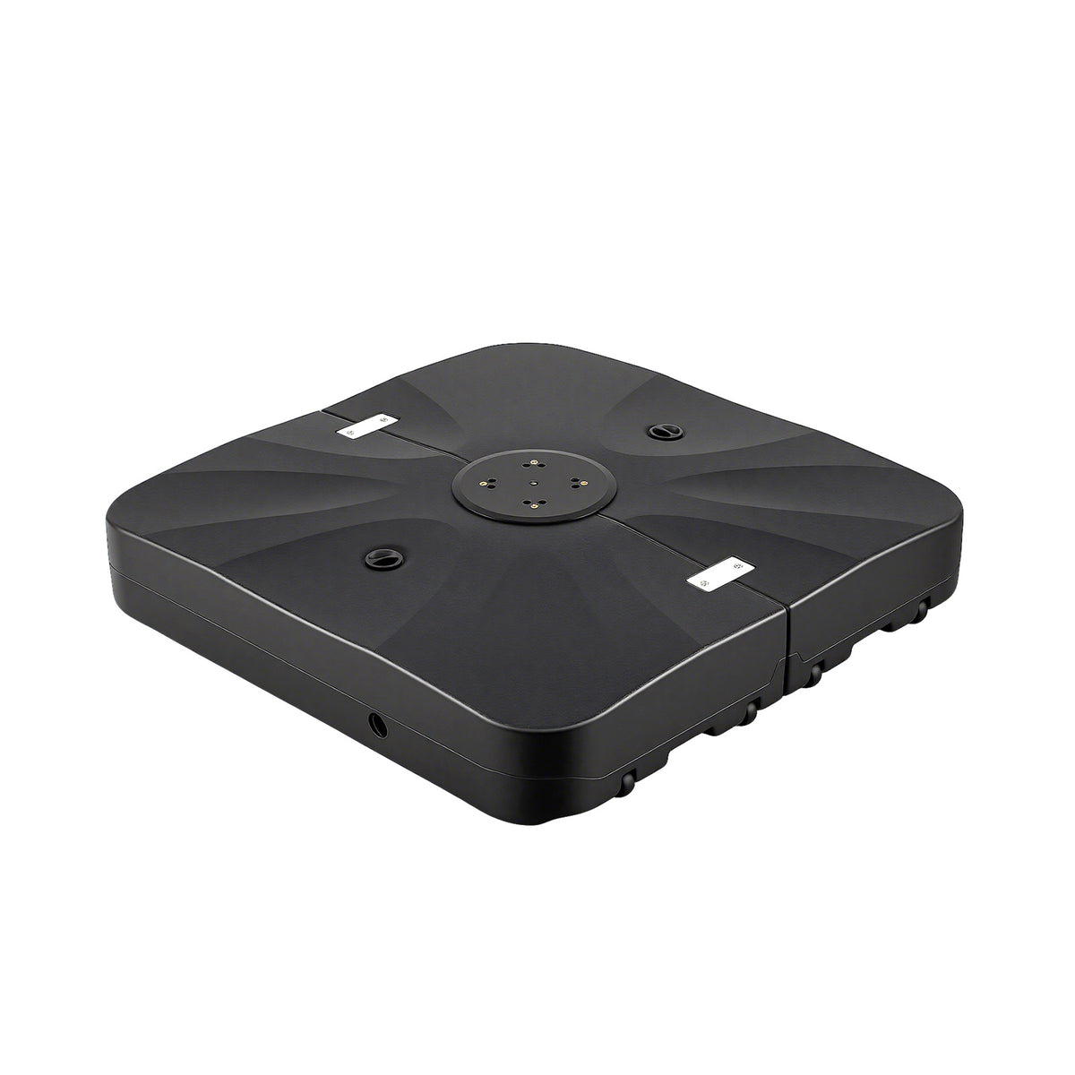 210 KG Outdoor Cantilever Umbrella Base with Wheels-Black