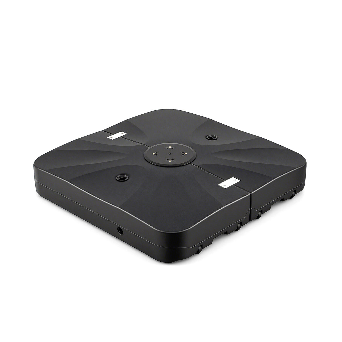 210 KG Outdoor Cantilever Umbrella Base with Wheels-Black