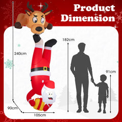 240 CM Inflatable Roof Hanging Christmas Indoor Outdoor Decoration, image 5
