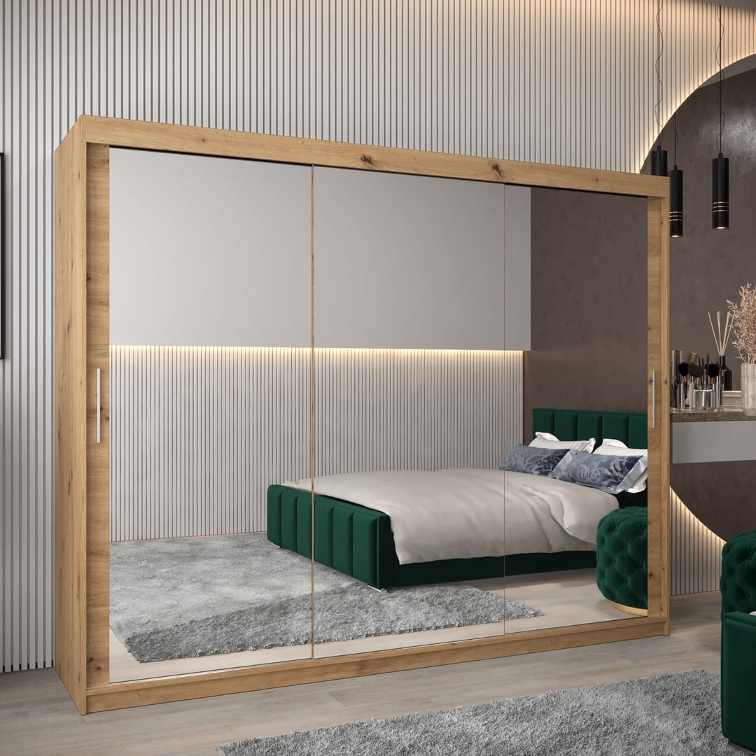 Tokyo III Sliding Door Wardrobe 250cm